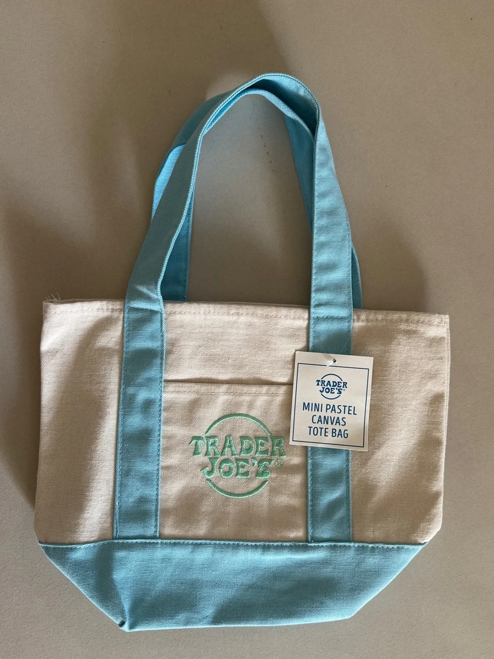 Trader Joe’s Mini Canvas Tote Bag